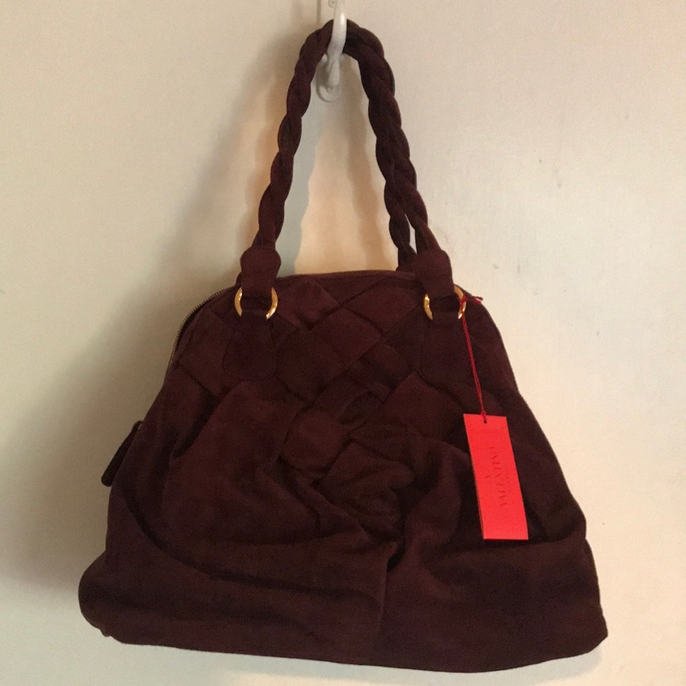 Suede Valentino Garavani handbag